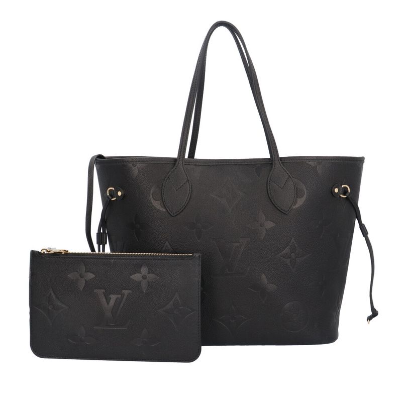 Louis Vuitton Neverfull MM Monogram Empreinte Tote Bag Monogram Empreinte