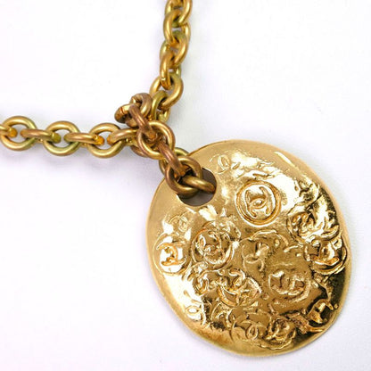 Chanel Coco Mark Gold Plated 93P Ladies 110.4g Necklace