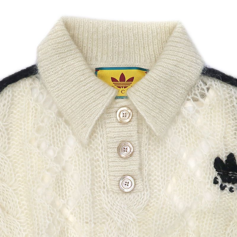 Gucci Adidas Collaboration Mohair Knit S Off-white 717297 Inner
