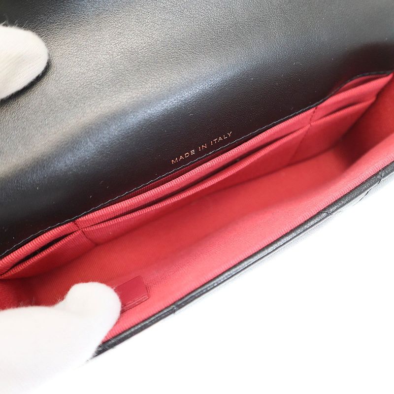 Chanel 19 Chainbelt Bag Chain Belt Waist Bag Ap3774 Black