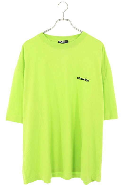 Balenciaga 612966 Tjv87 BB Logo Embroidered T-shirt Men XXL