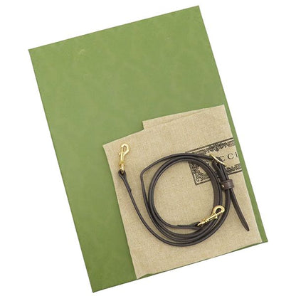 Gucci 2way Bag Super Mini Bag GG Supreme Canvas Beige and Ebony Gold Hardware