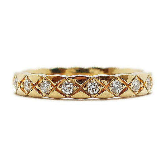 Chanel Coco Crush Collection Diamond Ring 750 YG Mini Model no