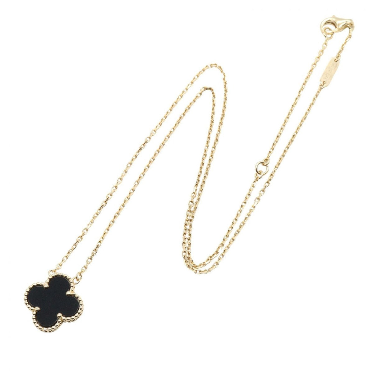 Van Cleef & Arpels Necklace Vintage Alhambra Onyx — view 2