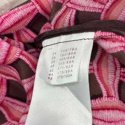 Louis Vuitton T-Shirt Short Sleeve LV Logo Silk Pink — view 8