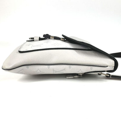 Louis Vuitton Shoulder Bag Flap Messenger M30411 Taiga Leather White