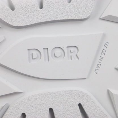  DIOR Homme Nylon Leather Oblique Padet Snow Slipper Slip-on Blue Grey 41 Made