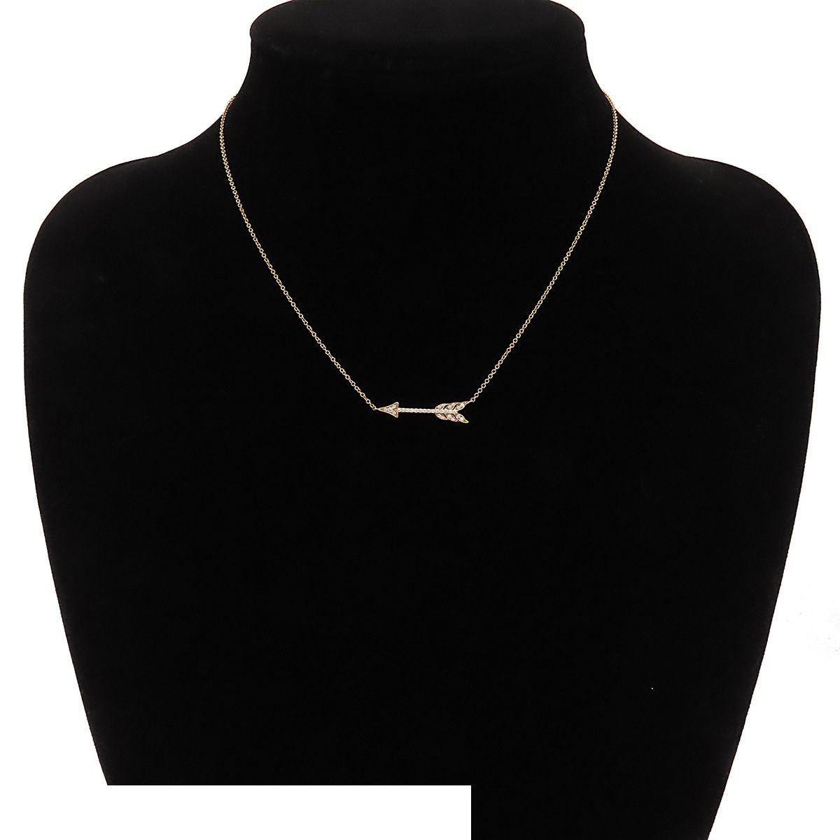 Tiffany & Co Arrow Necklace Pink Gold 18k Diamond — view 8