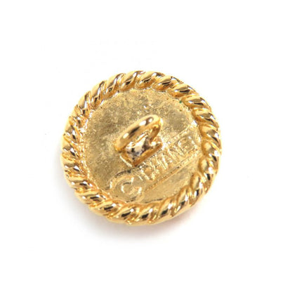 CHANEL Vintage Four Leaves Clover Flower Floral Buttons Set Of 10 Gold Women's