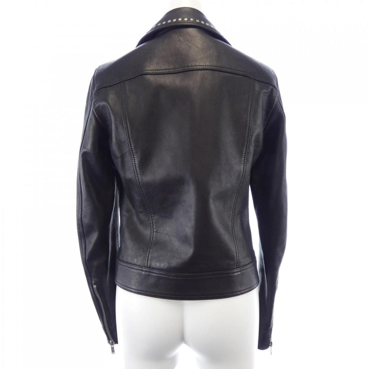Saint Laurent Leather Jacket Black 36 — view 2