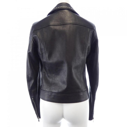 Saint Laurent Leather Jacket Black 36 — view 2