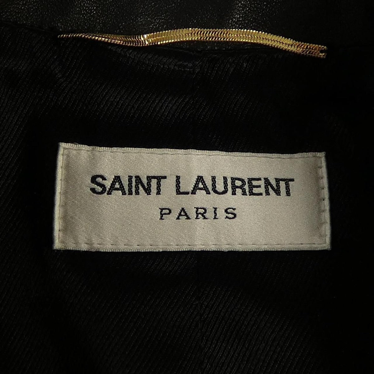 Saint Laurent Leather Jacket Black 36 — view 4
