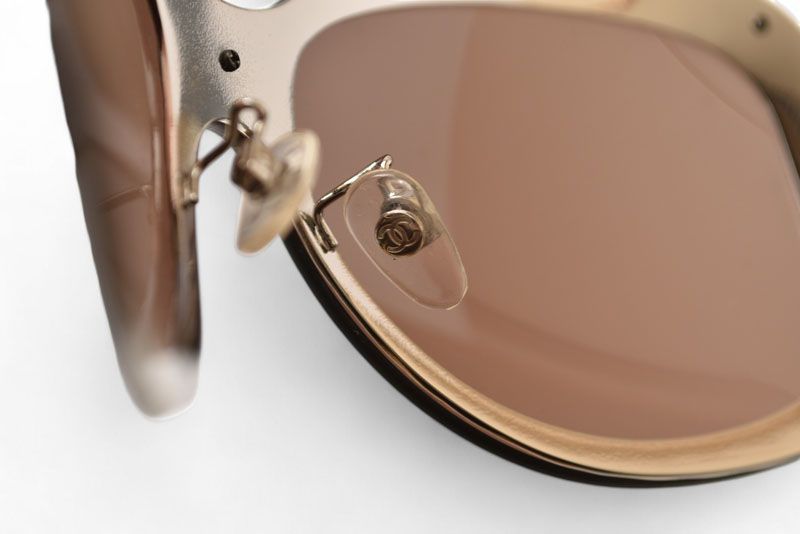 Chanel Sunglasses Chanel Eyewear Matelasse 4165 C.378 73 120 3N Polarized Women