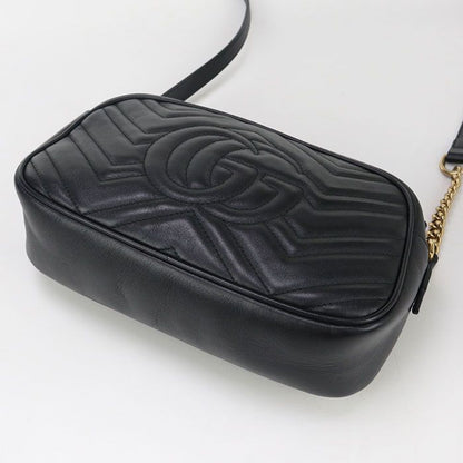 Gucci Small Camera Bag GG Marmont 447632 Shoulder Bag Leather Women