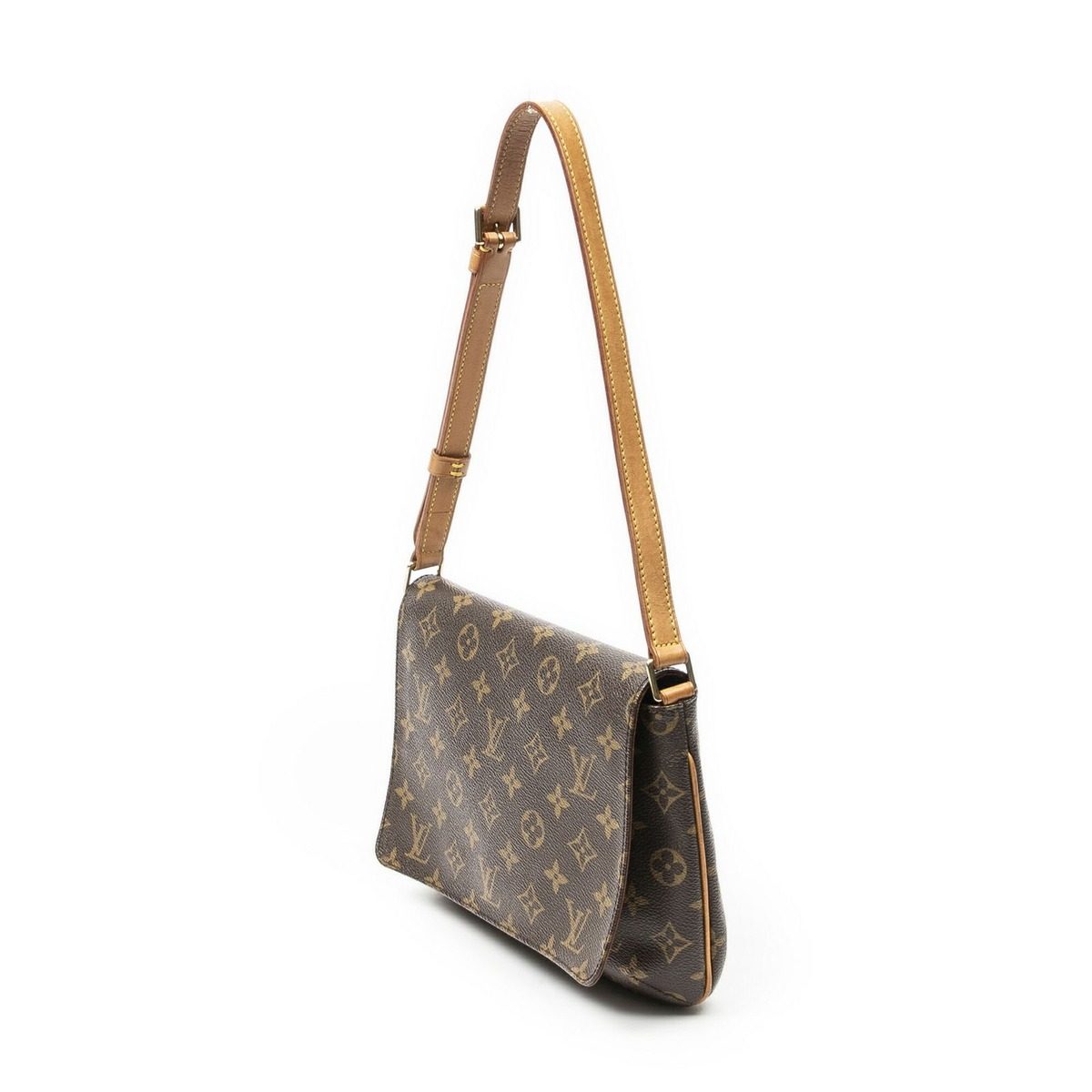 Louis Vuitton Musette Tango Brown Monogram Canvas Messenger Bag — view 2
