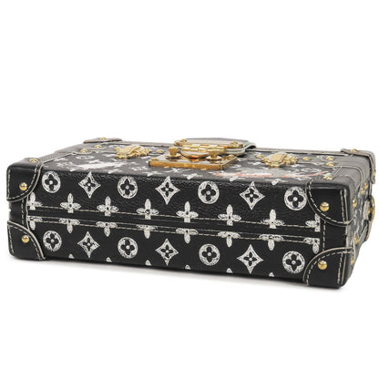 Louis Vuitton Cat Gram Petit Marl Black Transformed Monogram Shoulder Bag — view 3
