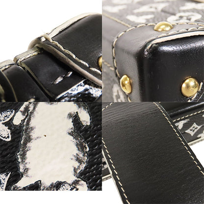 Louis Vuitton Cat Gram Petit Marl Black Transformed Monogram Shoulder Bag — view 6