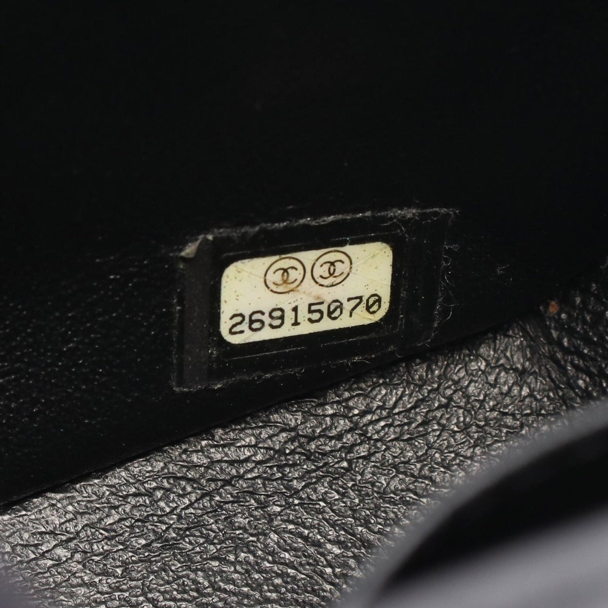 Chanel Shoulder Bag Chevron Stitch Mini Black Lambskin — view 5