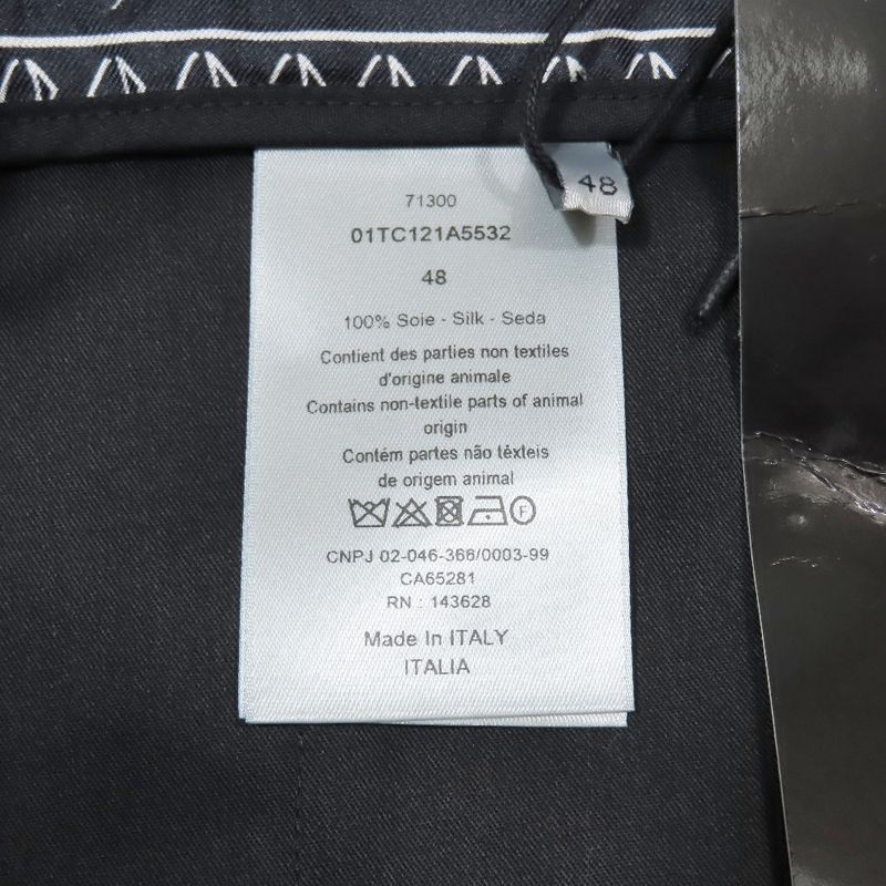 Unused 20ss DIOR Silk Paisley Pattern Shorts CD Diamond Logo Total Shorts 48