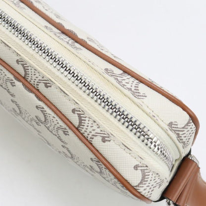 Celine Triomphe Canvas Crossbody Shoulder Bag PVC Ladies