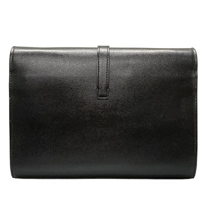 Saint Laurent Paris Wallet - 554763 Black Gold And Ivory Chain Shoulder Bag