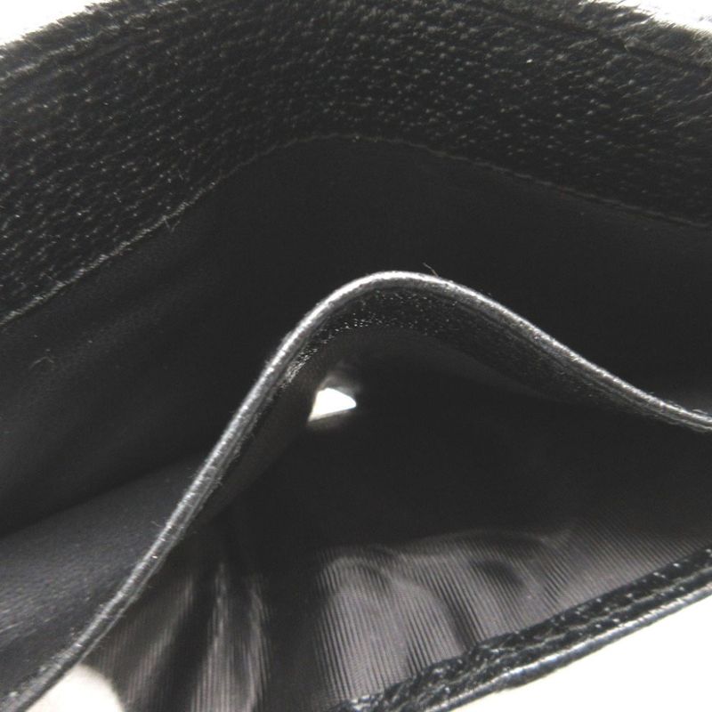 Gucci 154182 GG Canvas Leather Black W Hook Wallet 0111 Gucci