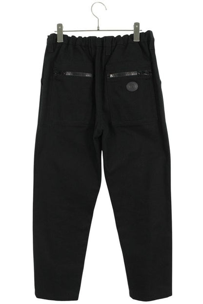 Gucci 701328 Xdbzm Front Double Zip Design Canvas Long Pants Women 40