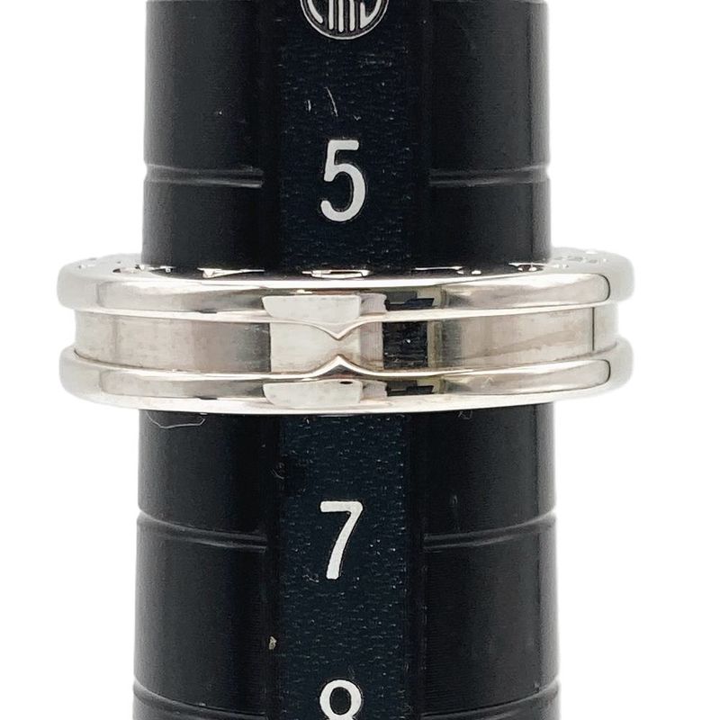 Bulgari Bvlgari Bee Zero One 1 Band Ring #46 18K White Gold 64g