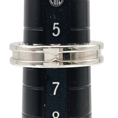 Bulgari Bvlgari Bee Zero One 1 Band Ring #46 18K White Gold 64g