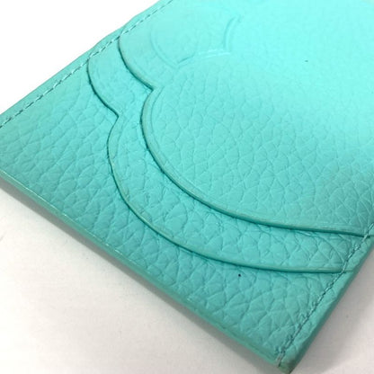 Tiffany & Co Card Case Return To Tiffany & Co Heart Leather Blue