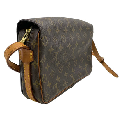 Louis Vuitton Saint Germain 28 Monogram Leather Brown Shoulder Bag Gold — view 2