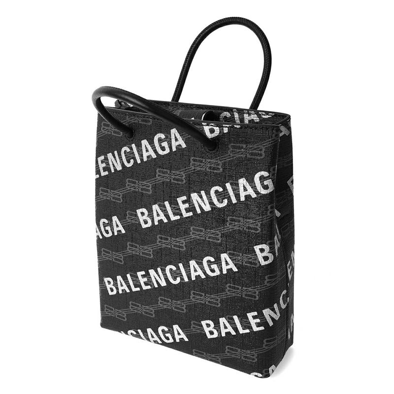 Balenciaga Tote Bag Signature Black
