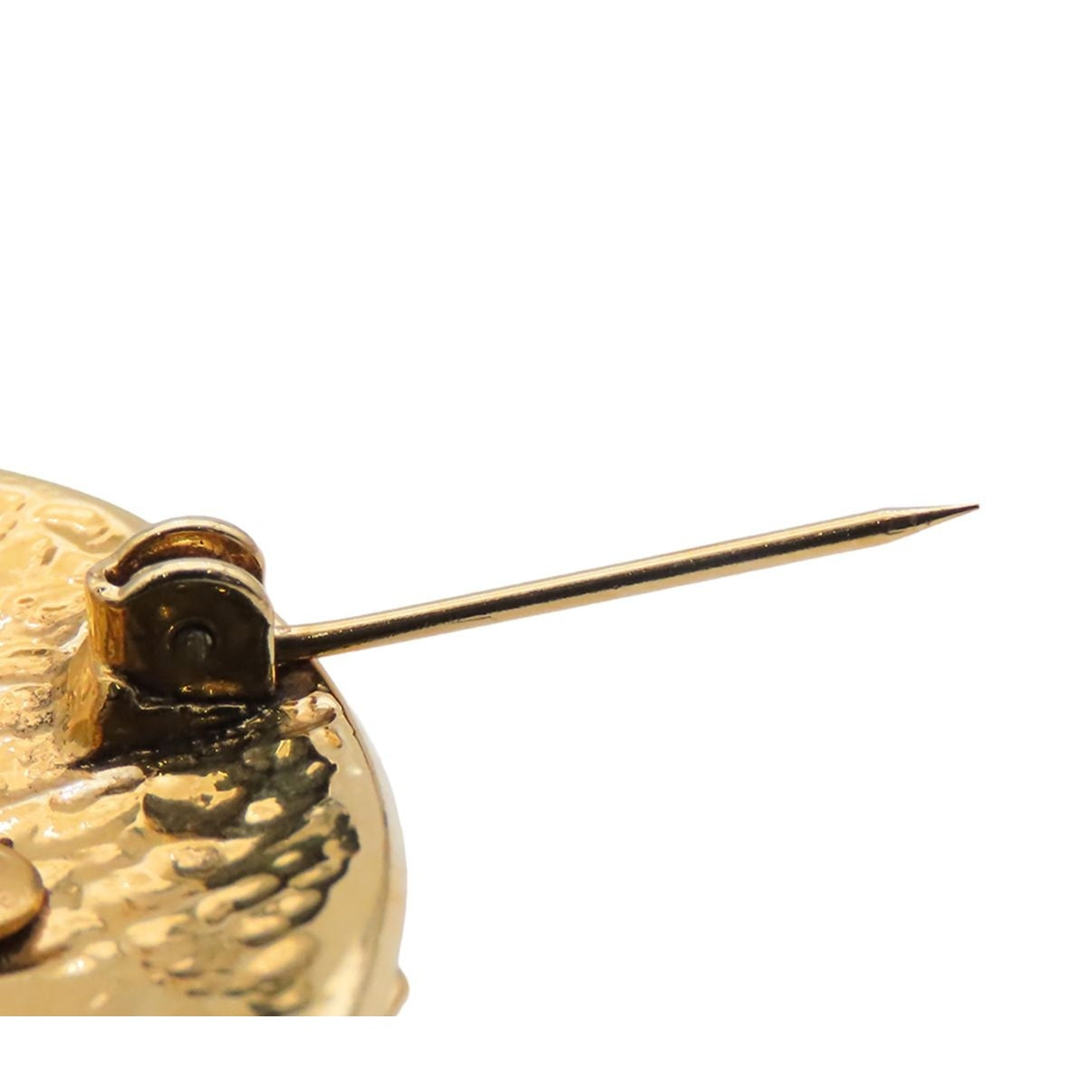 Chanel 94P Brooch Gold Metal CC Logo Costume — view 5