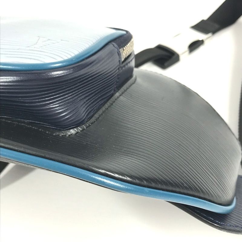 Louis Vuitton Body Bag Bum Bag M53420 Epi Leather Navy