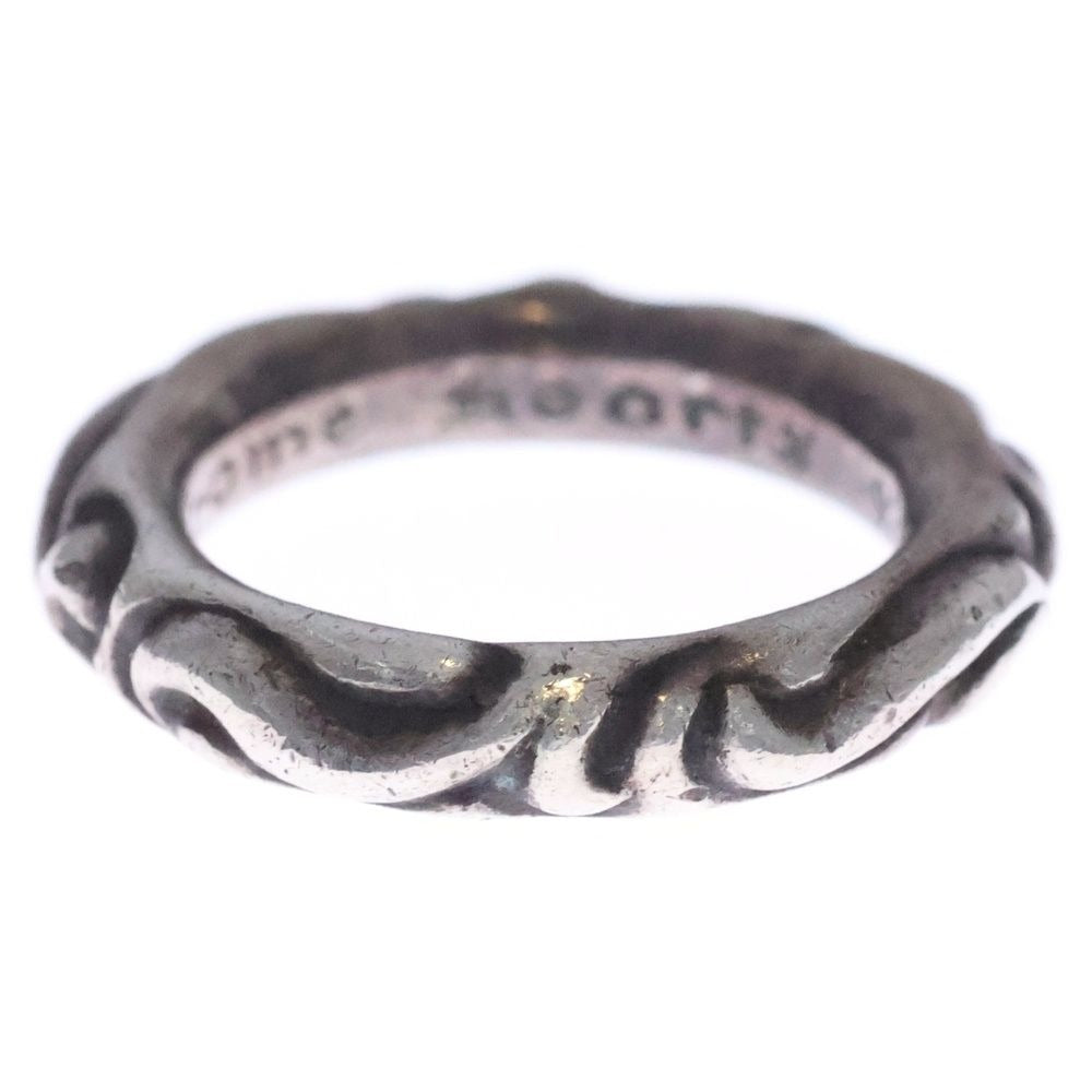 Chrome Hearts Scrl Band Scroll Silver Ring