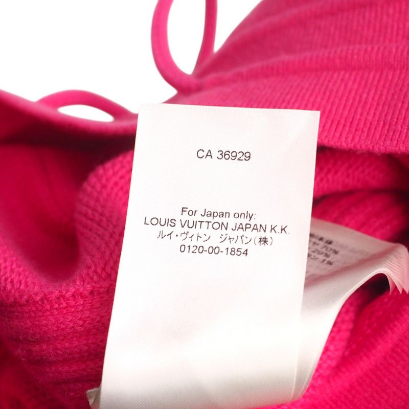 2022awLouis Vuitton Pants Size XS Cashmere X Cotton Knit Pants Zip Slit