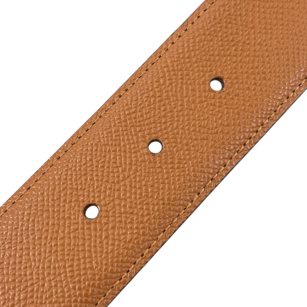 Bvlgari Leather Brown Belt Gold — view 7