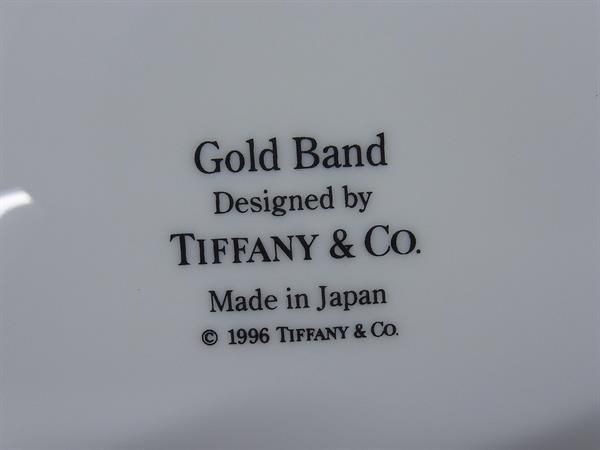 Tiffany & Co Tiffany & Co Gold Band Pair Plate Tableware Ceramic