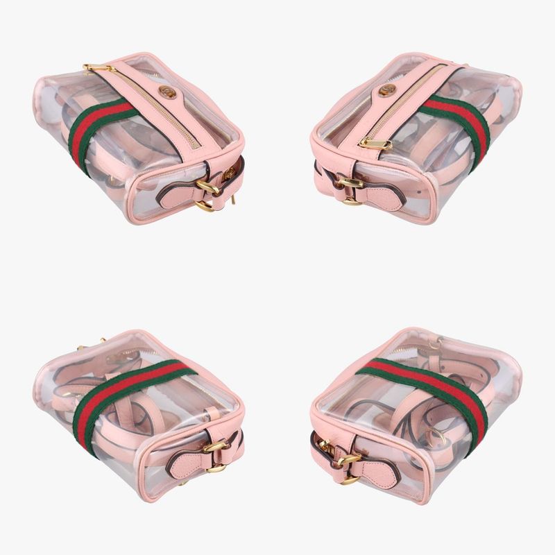 Gucci Ophidia Pink And Multicolor PVC And Leather 517350