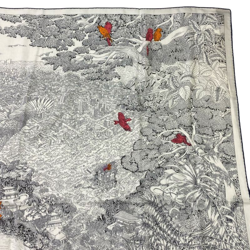 Hermes Spring/summer 2023 Scarf Shawl Cashmere And Silk Carre 140 Large Retour