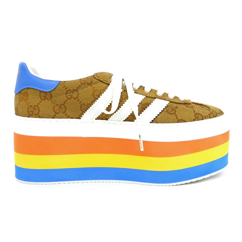 Gucci Adidas Collaboration Sneakers - Thick Sole Gazelle 707873