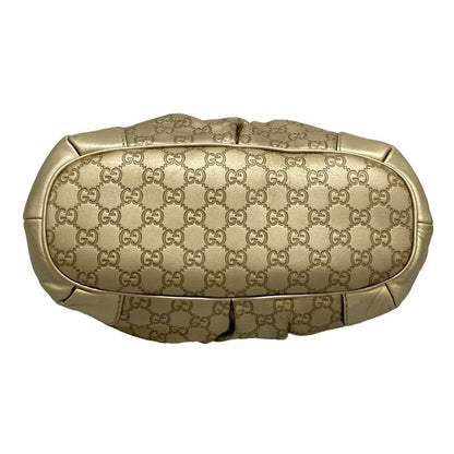 Gucci Handbag Sookie Stripe Line 247902 Gold Leather