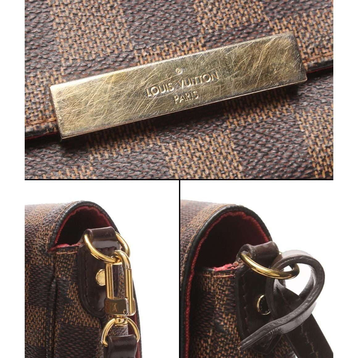 Louis Vuitton Shoulder Bag Crossbody Favorite MM Damier — view 7