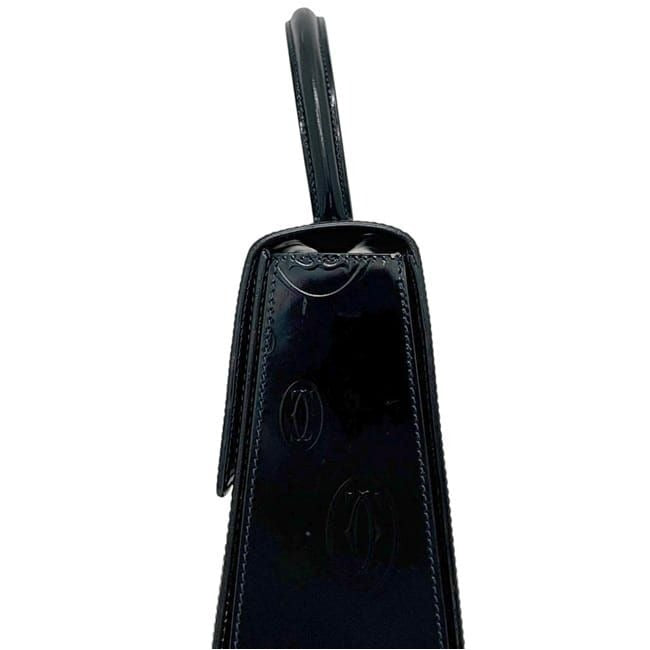 Cartier Handbag Dark Navy Happy Birthday Patent — view 9