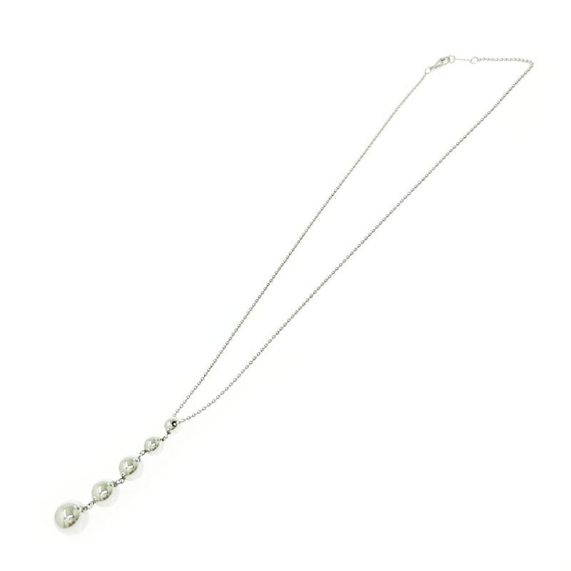 Tiffany & Co Silver Hardware Ball 5 row Necklace 7.5 g 925 Engraved