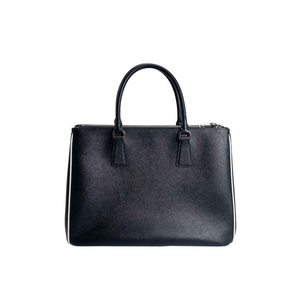 Prada 1 Ba274 2-Way Bag Saffiano Tote Black