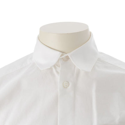 Louis Vuitton 20SS Cotton LV Label Long Sleeve Long Sleeve Shirt Top White XS