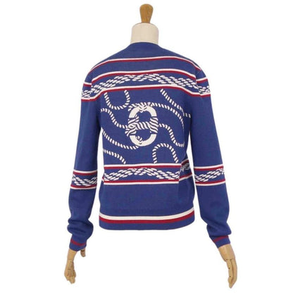 Hermes Cardigan 23SS Canoe Anchor Chain