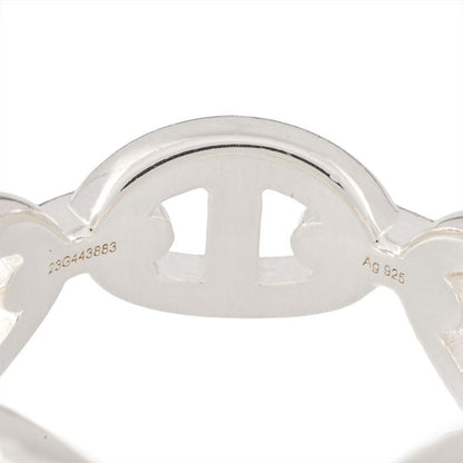 Hermes Chaîne D'ancre Ring #51 Sv925 59g Silver