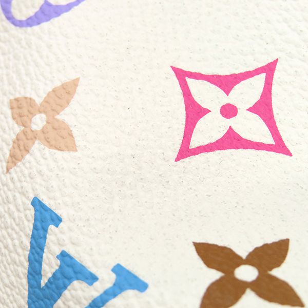 Louis Vuitton 2way Bag Judy GM Monogram Multicolor Bronze Gold Hardware White